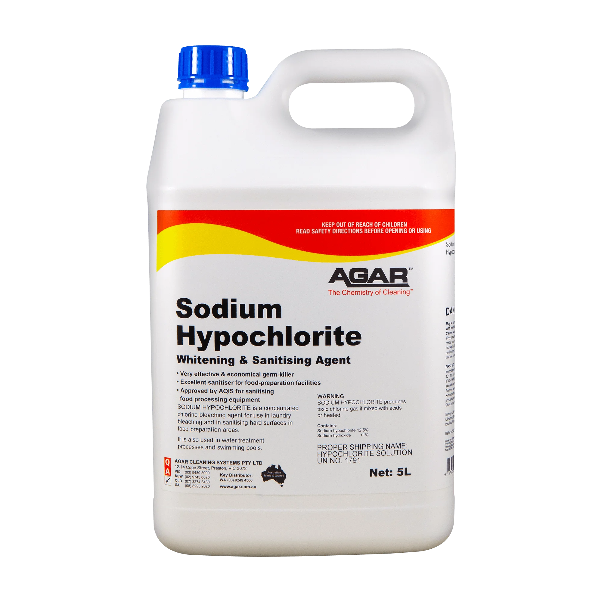 Sodium Hypochlorite 5L
