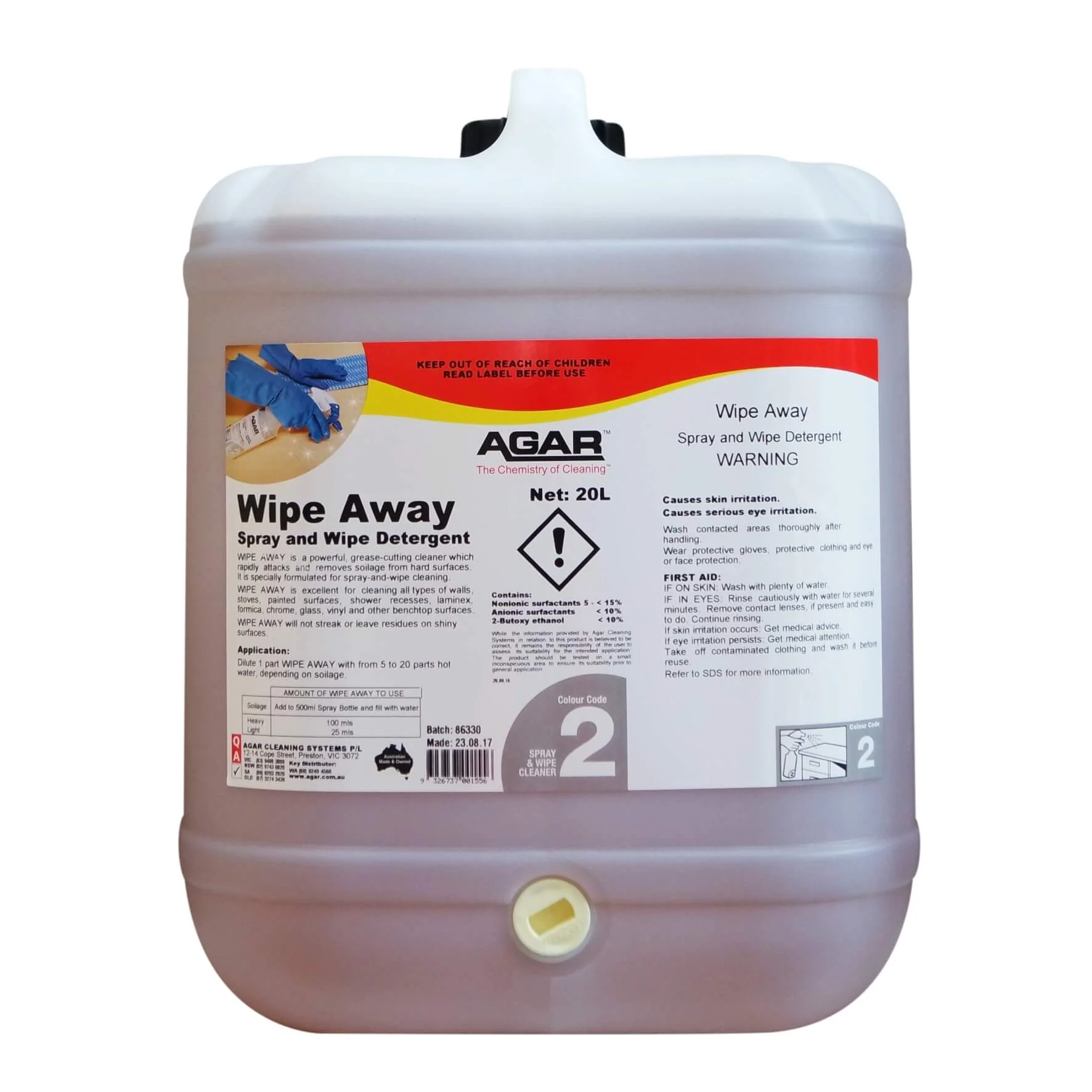 Wipe Away 20L