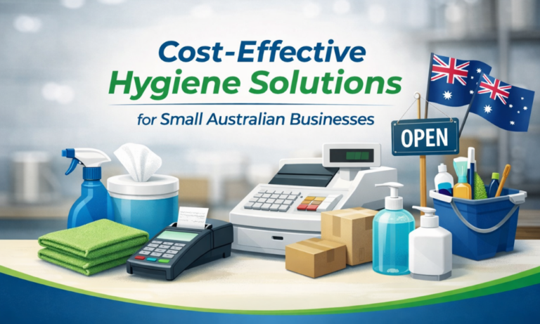 Cost-effective hygiene solutions for small Australian businesses using cleaning supplies, disinfectants and sanitizers