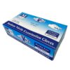blue nitrile gloves powder free textured grip disposable gloves MaxValu