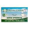 MaxValu Nitrile Super Strength Blue Gloves Powder Free Disposable Gloves by MaxPak
