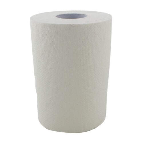 MaxValu white paper towel roll 80m for commercial washroom and workplace use