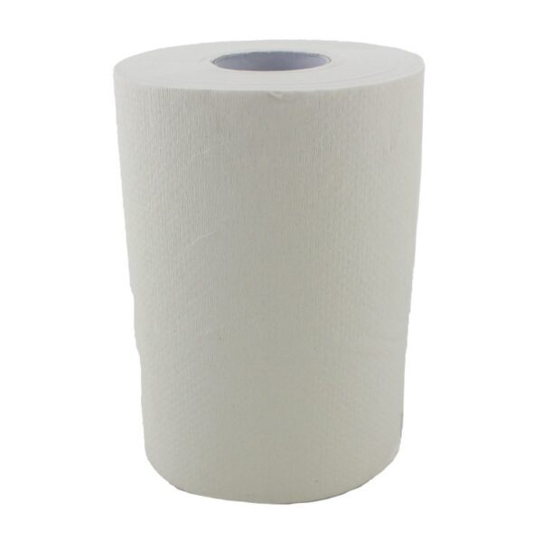MaxValu white paper towel roll 80m for commercial washroom and workplace use