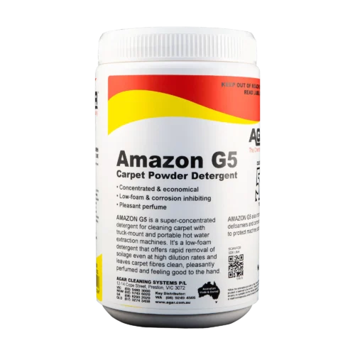 Amazon-G5-1kg Agar Amazon G5 Carpet Extraction Detergent for Hot Water Extraction Machines and Commercial Carpet Cleaning
