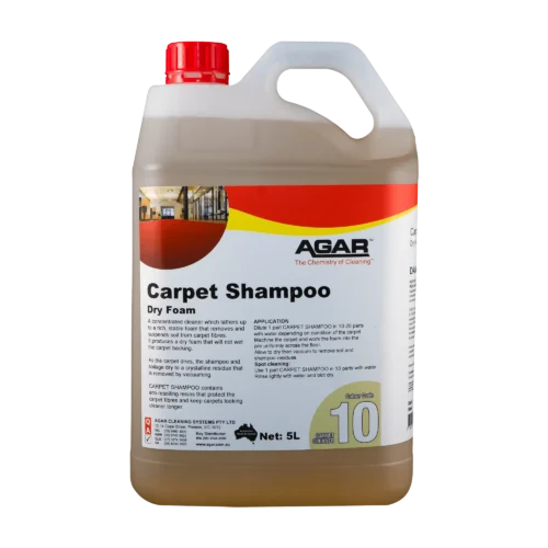 Agar Carpet Shampoo professional commercial carpet cleaning shampoo supplied by Nova Cleaning Supplies Melbourne Australia