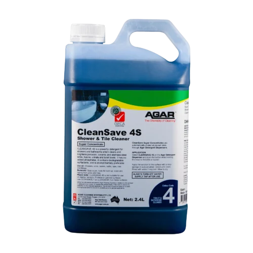 CleanSave-4S-2.4L Agar CleanSave 4S lime bathroom cleaner concentrate 2.4L bottle - Nova Cleaning Supplies Melbourne