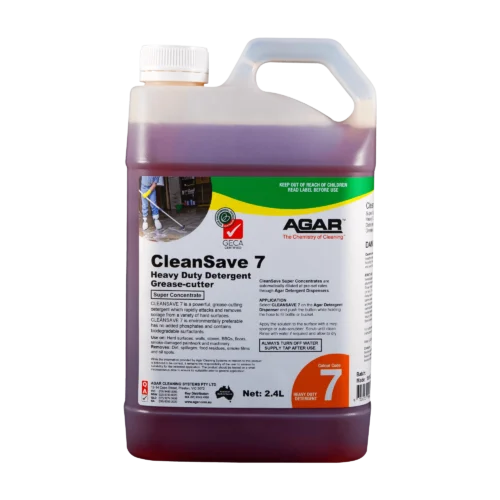 Agar CleanSave 7 heavy-duty degreaser concentrate 2.4L bottle - Nova Cleaning Supplies Melbourne