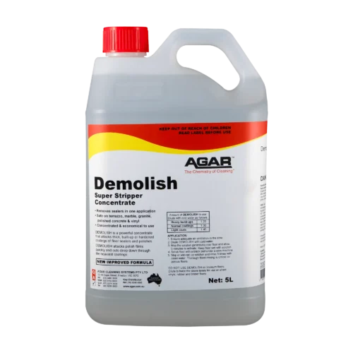 Agar Demolish super-concentrate floor stripper bottle - Nova Cleaning Supplies Melbourne