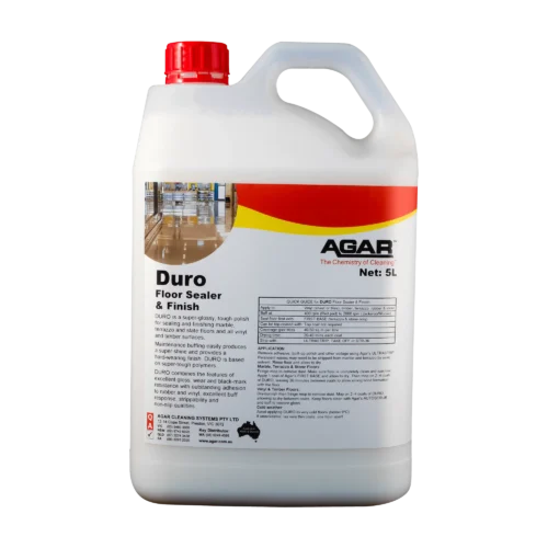 Agar Duro high-gloss floor polish bottle - Nova Cleaning Supplies Melbourne