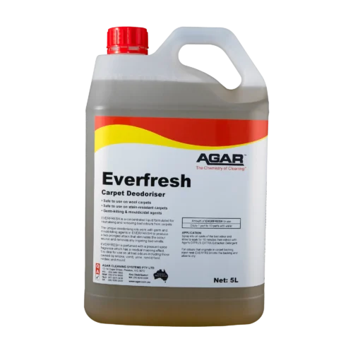 Everfresh-5L (1) Agar Everfresh Carpet Deodoriser & Odour Eliminator for Professional Carpet Cleaning