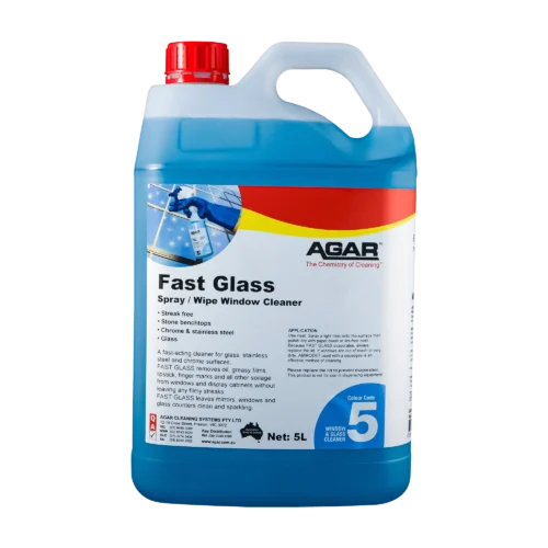 Fast-Glass-5L Agar Fast Glass 5L glass and window cleaner bottle - Nova Cleaning Supplies Melbourne