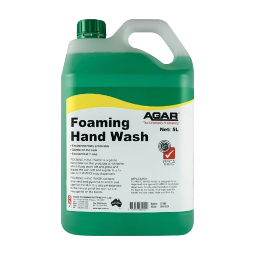 Agar Foaming Hand Wash liquid soap bottle - Nova Cleaning Supplies Melbourne