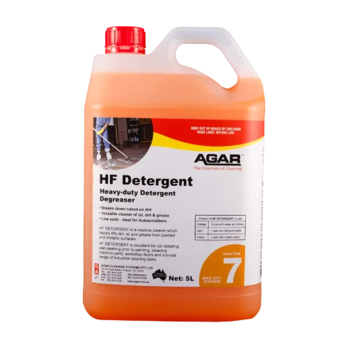 Agar HF Detergent 5L heavy duty solvent detergent bottle