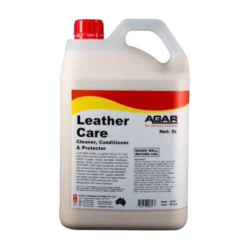 Leather-Care-5L Agar Leather Care 5L leather cleaner conditioner and protector bottle
