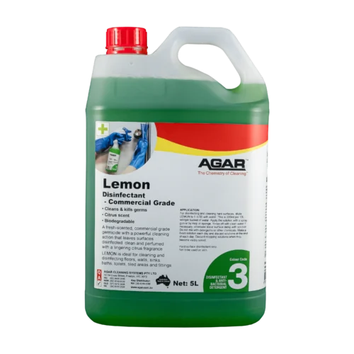 Agar Lemon commercial-grade disinfectant and germicide bottle - Nova Cleaning Supplies Melbourne