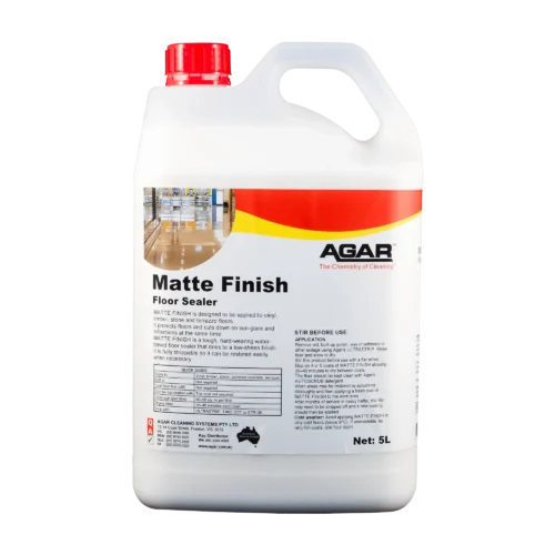 Agar Matte Finish low-sheen floor sealer bottle - Nova Cleaning Supplies Melbourne