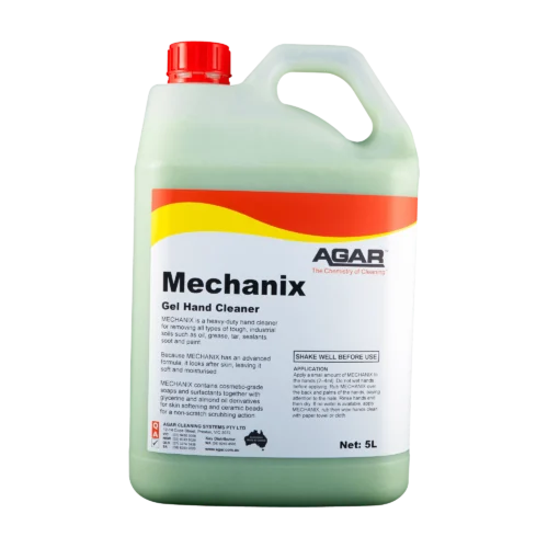 Agar Mechanix 5L heavy-duty gel hand cleaner bottle