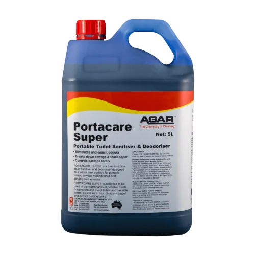 Agar Portacare Super 5L premium waste tank sanitiser bottle