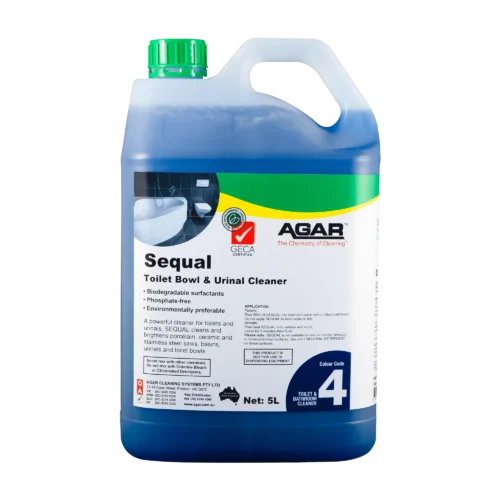 Sequal-5L Agar Sequal toilet and urinal cleaner 5L bottle - Nova Cleaning Supplies Melbourne