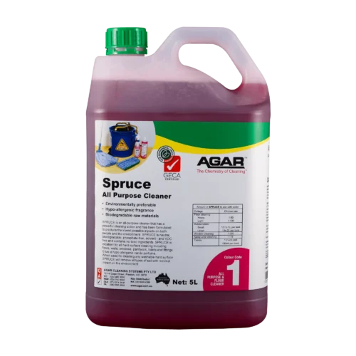 Spruce-5L Agar Spruce all purpose cleaner commercial floor and hard surface cleaning chemical for wholesale supply Melbourne