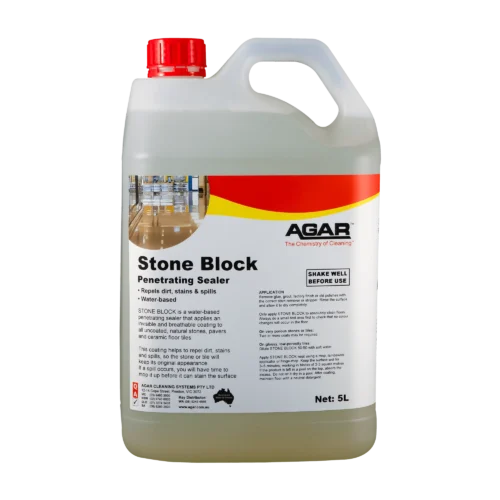 Agar Stone Block penetrating stone sealer bottle - Nova Cleaning Supplies Melbourne
