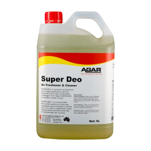 Agar Super Deo Commercial Deodoriser and Air Freshener for Professional Odour Control and Restoration Cleaning
