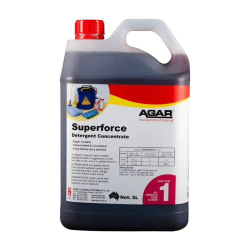 Superforce-5L Agar Superforce all purpose floor cleaner commercial heavy duty detergent by Nova Cleaning Supplies Melbourne