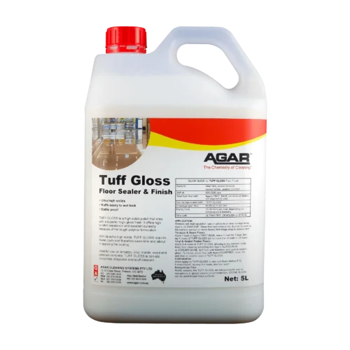 Tuff-Gloss-5L Agar Tuff Gloss high-solids floor sealer bottle - Nova Cleaning Supplies Melbourne