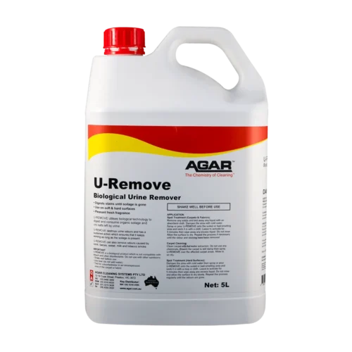 Agar U-Remove Biological Urine Remover for Carpets Fabrics and Hard Surfaces Commercial Cleaning Australia