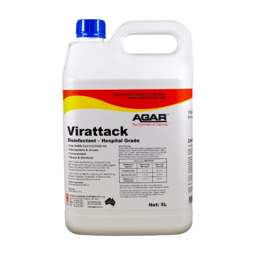 Virattack-5L Agar Virattack peroxide-based hospital-grade disinfectant bottle - Nova Cleaning Supplies Melbourne