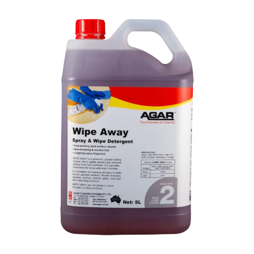 Agar Wipe Away 5L spray and wipe grease-cutting cleaner bottle