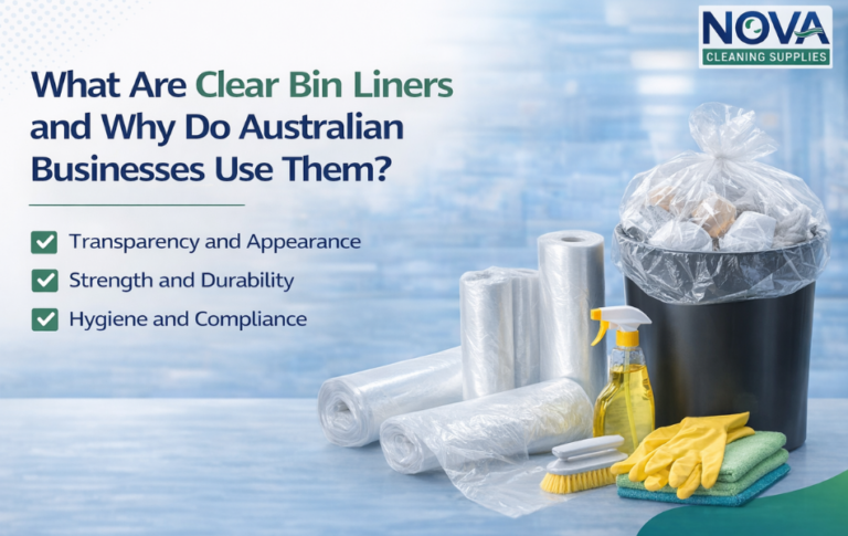 clear bin liners Australia