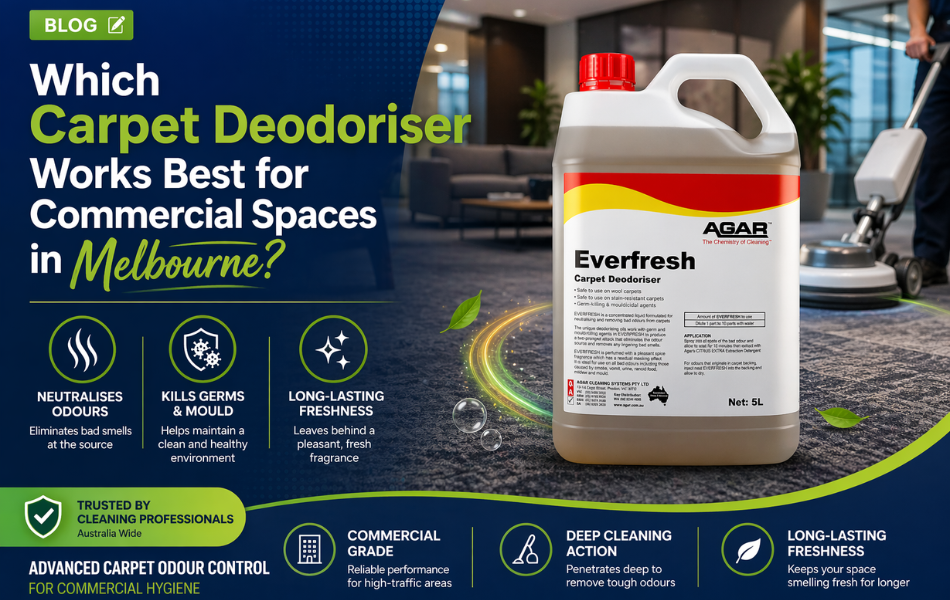 Everfresh carpet deodoriser for commercial spaces in Melbourne removing odours and improving hygiene
