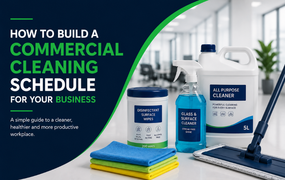commercial cleaning schedule Australia