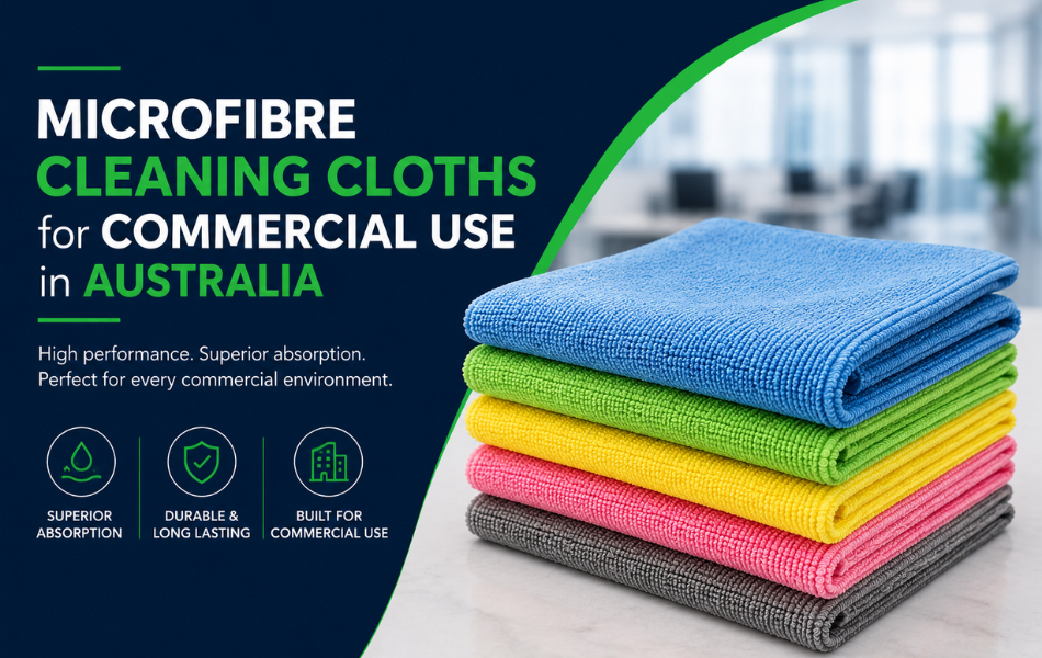 microfibre cleaning cloths commercial Australia