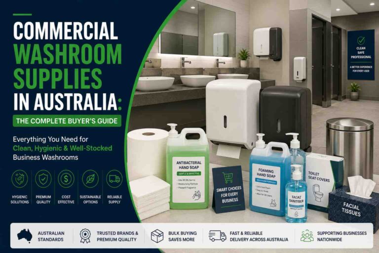 Commercial washroom supplies in Australia for business bathrooms